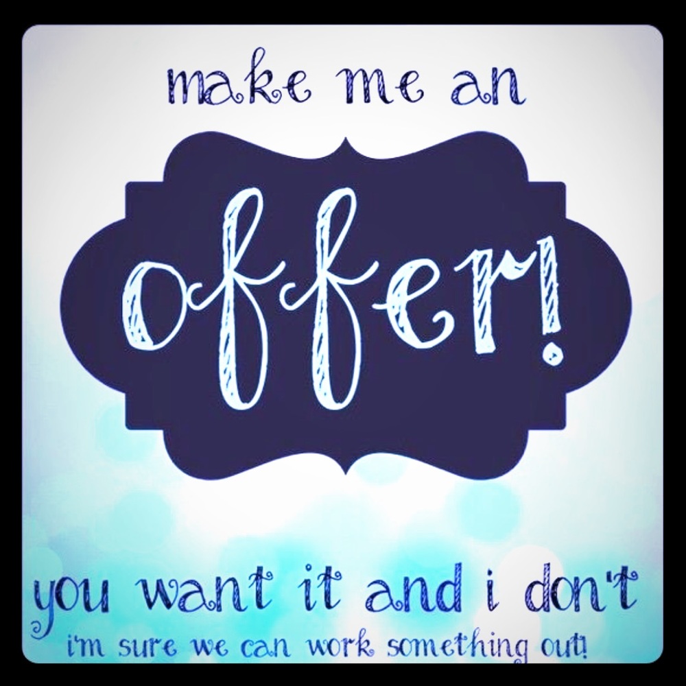 Make offers on my closet!